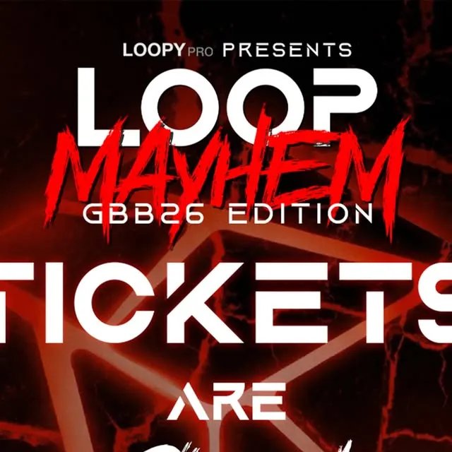 Loop Mayhem ticket announcement for the afterparty